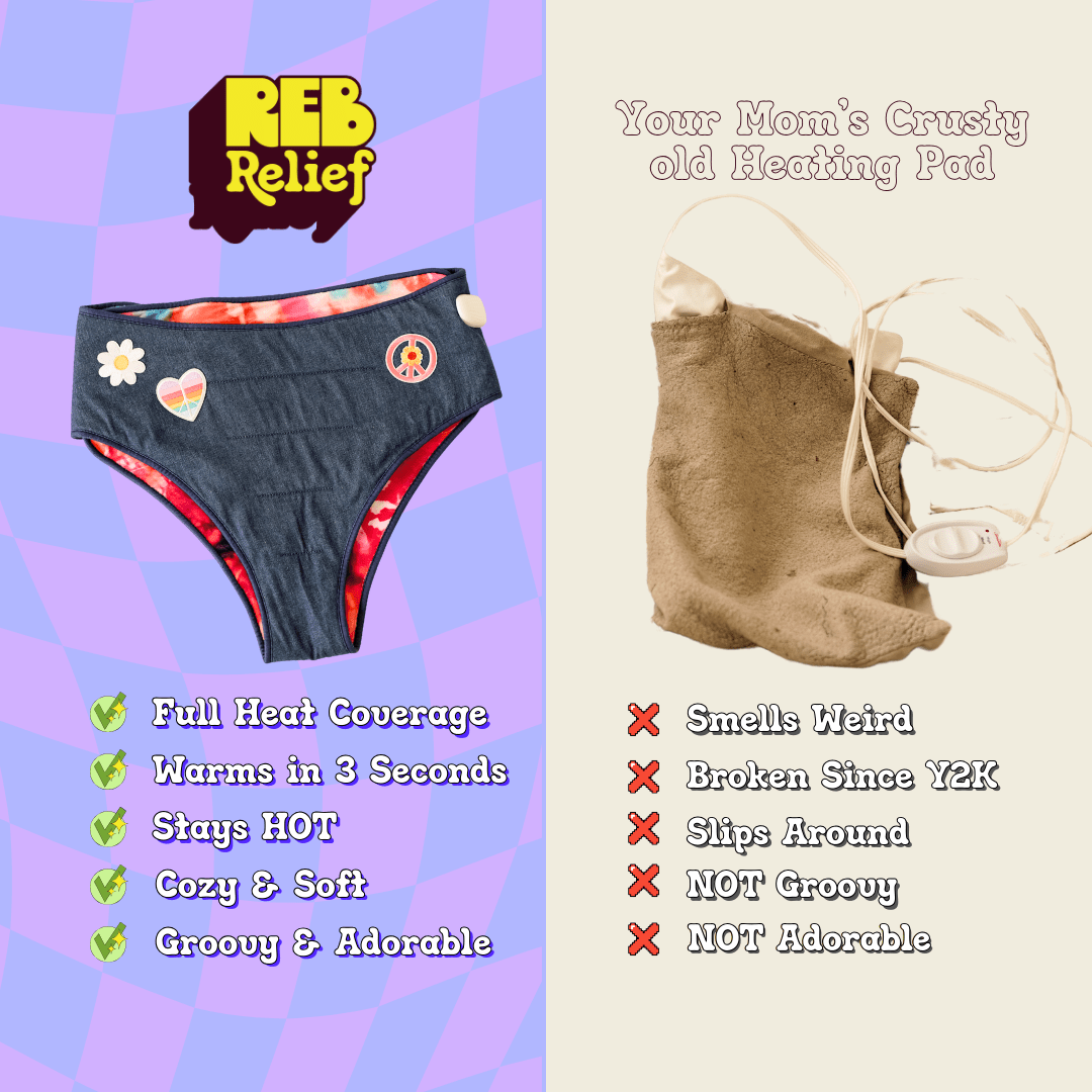 The ORIGINAL REB Heating Pad: The Riley