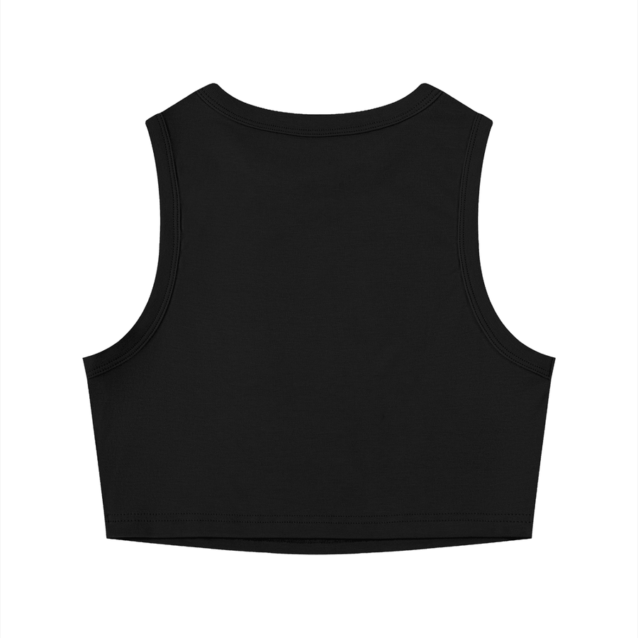 Women's Tight Crewneck Crop Tank Top